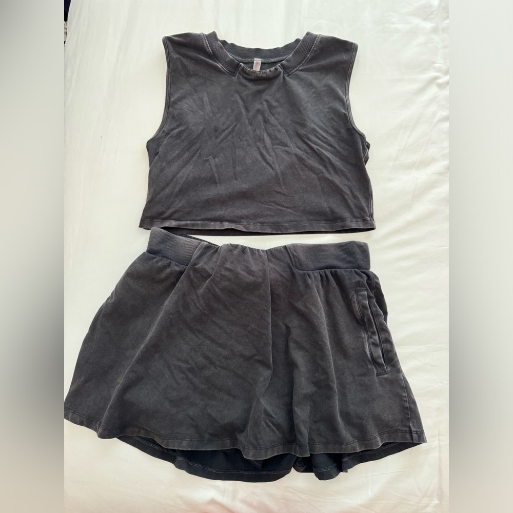 FREE PEOPLE BLACK SET SUPER CUTE